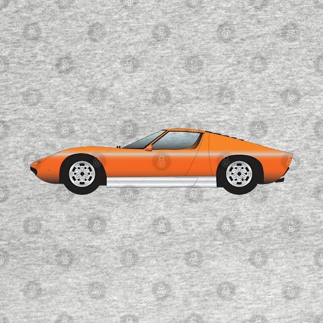 Lambo Miura by kindacoolbutnotreally